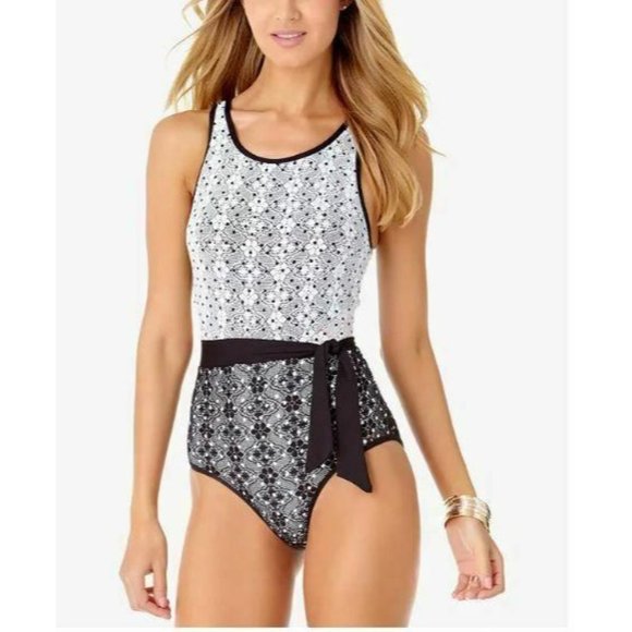 Anne Cole Other - Anne Cole In First Lace Printed One-Piece Swimsuit